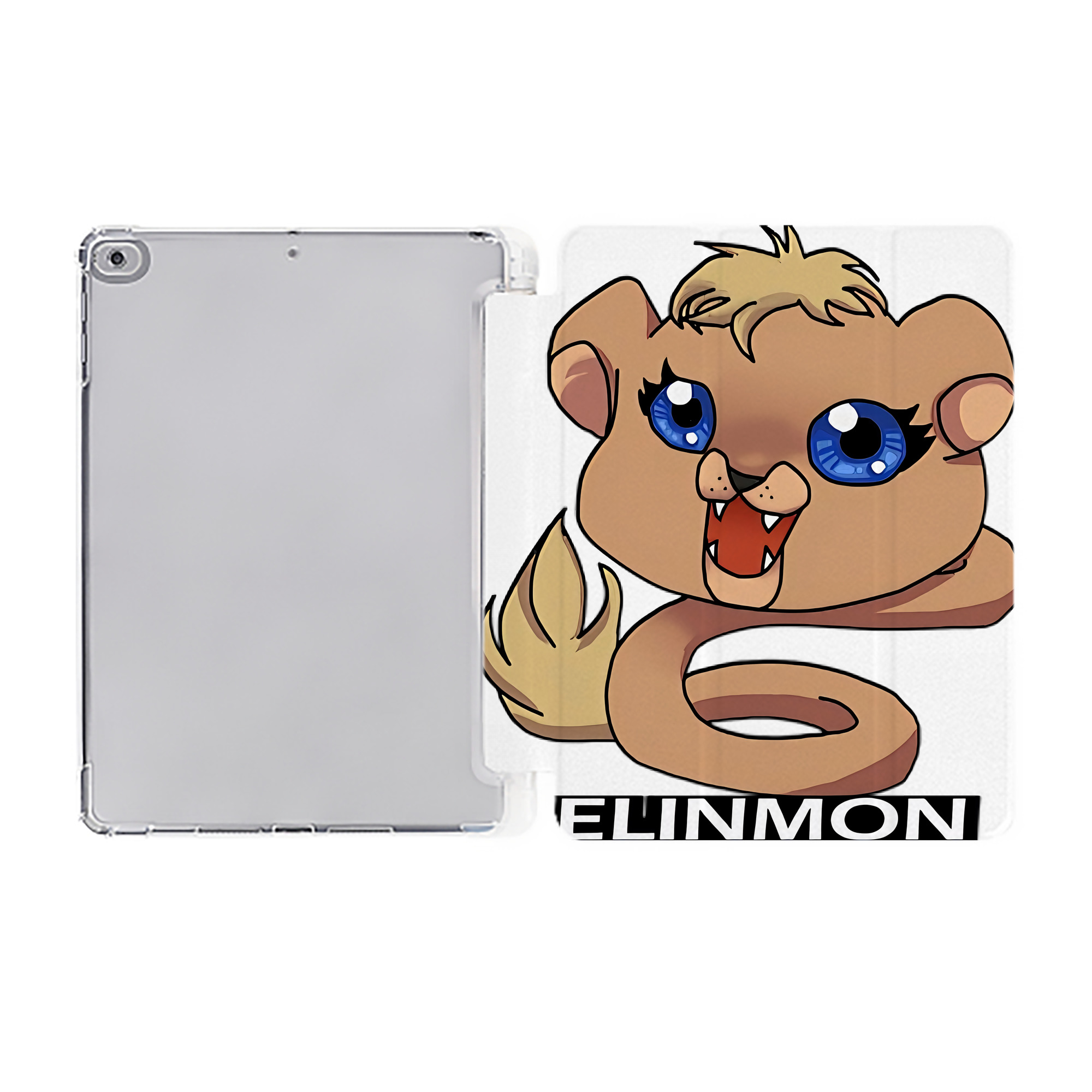 （画像用） Digimon デジタルモンスター/デジモン IPad ケース ペン収納付き 三つ折りスタンド PUレザー×シリコン 対応機種9.5/10.5/10.9インチ